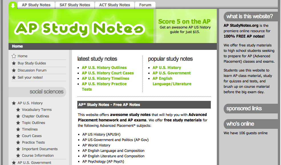 AP Study Notes